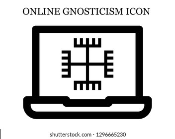 Gnosticism search icon. Editable Gnosticism search icon for web or mobile.