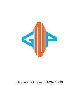 GNP letter logo creative design with vector graphic