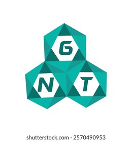 GNT creative minimalist letter logo. GNT unique vector initials alphabet letter logo design
