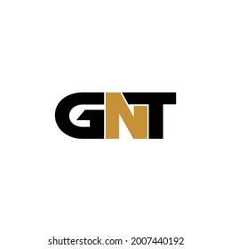 Vector de diseño de logotipo de monograma de letras GNT