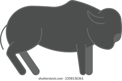 gnu brindled antelope wildebeest hunting