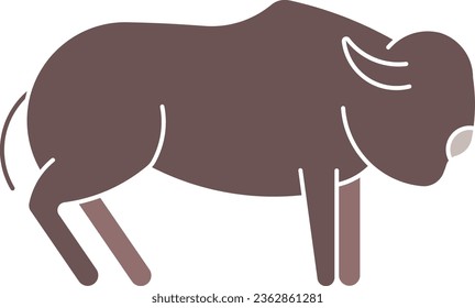 gnu brindled antelope wildebeest hunting