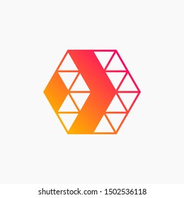 GO abstract logo design. Arrow icon. Delivery icon. Web, Digital, Marketing, Network icon. construction concept. -vector