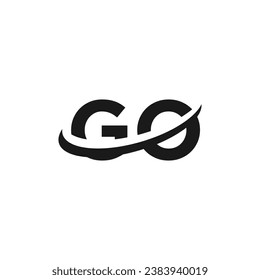 go abstract logo design vector 