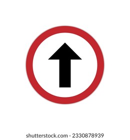 Go Ahead Icon. Sustainable, Continue. In Progress Symbol.
