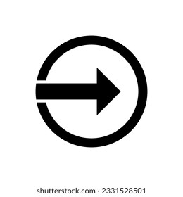 Go Ahead Icon. Sustainable, Continue. In Progress Symbol.