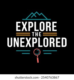 Go Beyond Your Comfort Zone with This Motivational Travel Typography Vector for Adventurers