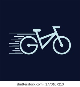 Go Bike logo designs vector template