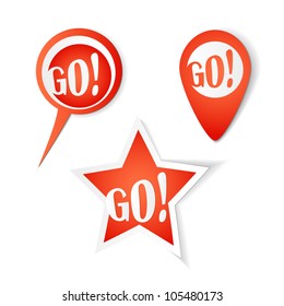 Go! Bubbles. Stickers set