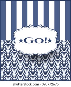 Go! card with nice design