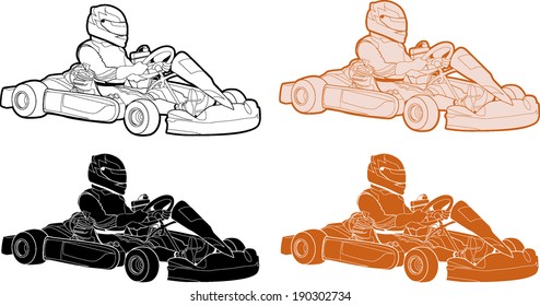 Go Cart Carting Racing Race Karts 