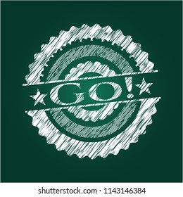 Go! chalk emblem