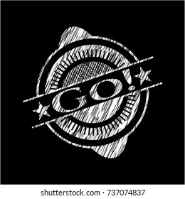 Go! with chalkboard texture