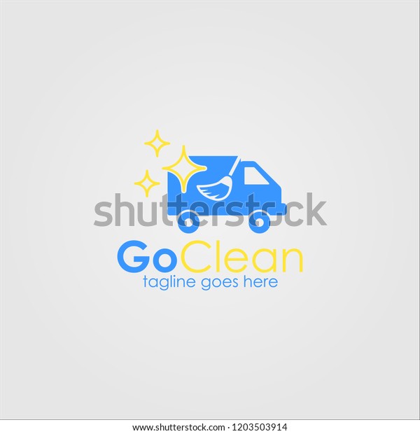 Go Clean Logo Template\
Design