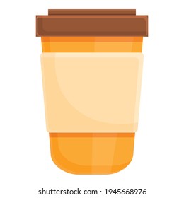 To go coffee cup icon. Cartoon of to go coffee cup vector icon for web design isolated on white background