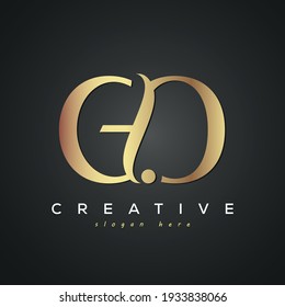 GO creative luxury premium letter logo 