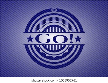 Go! denim background