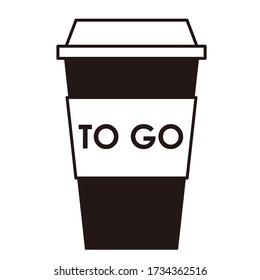 to go drink for restaurants and cafes,vector illustration