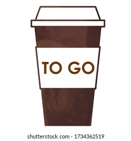 to go drink for restaurants and cafes,vector illustration