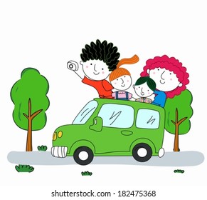 I go for a drive in families
