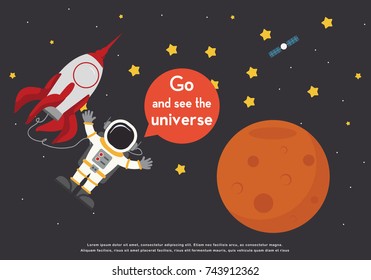 Go and explore the universe, The outer space, space planets