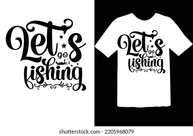 Let’s go fishing svg design