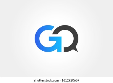 Go and G Letter Icon Vector Logo Template Illustration Design.