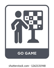 go game icon vector on white background, go game trendy filled icons from Sport collection, go game simple element illustration