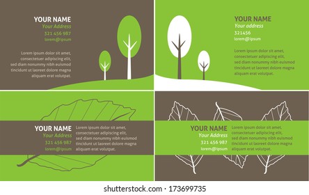 go green business card