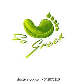 Go Green campaign education poster