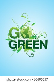 Go Green Campaign Poster