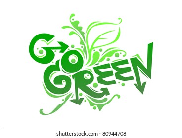 Go Green Campaign Poster