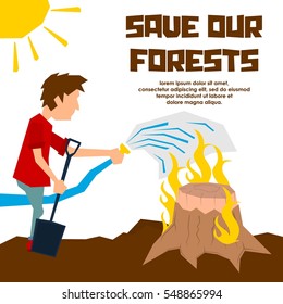 Go Green campaign poster, Plant a tree campaign