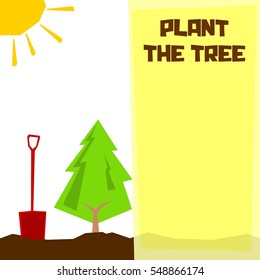 Go Green campaign poster, Plant a tree campaign
