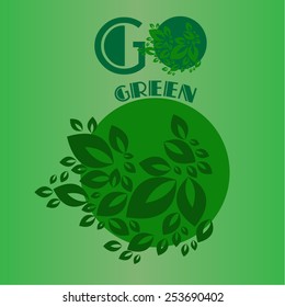 Go green concept. 