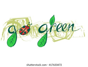 Go Green Concept