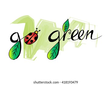 Go Green Concept