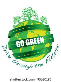 Go Green Concept Stock Vector (Royalty Free) 95620195 | Shutterstock