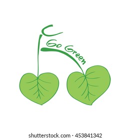  Go Green Concept, Green Bicycle