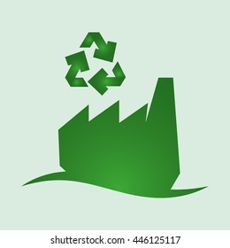 Go green  concept with icon design, vector illustration 10 eps graphic.
