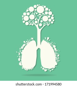 Go green concept. Save world vector Illustration.