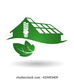 Go green design. eco concept. white background