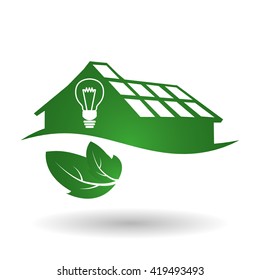 Go green design. eco concept. white background