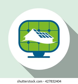 Go green design. eco concept. white background , editanle vector