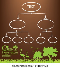 Go green. Design Template. vector illustration.