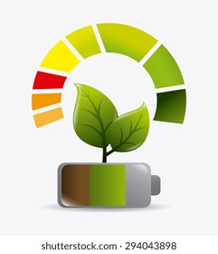 Go green design, vector illustration eps 10.