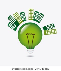 Go green design, vector illustration eps 10.