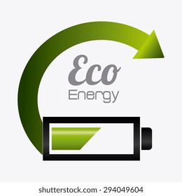 Go green design, vector illustration eps 10.