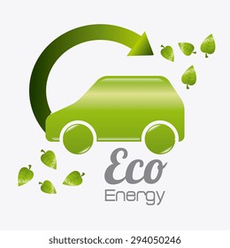 Go green design, vector illustration eps 10.