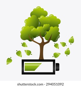 Go green design, vector illustration eps 10.